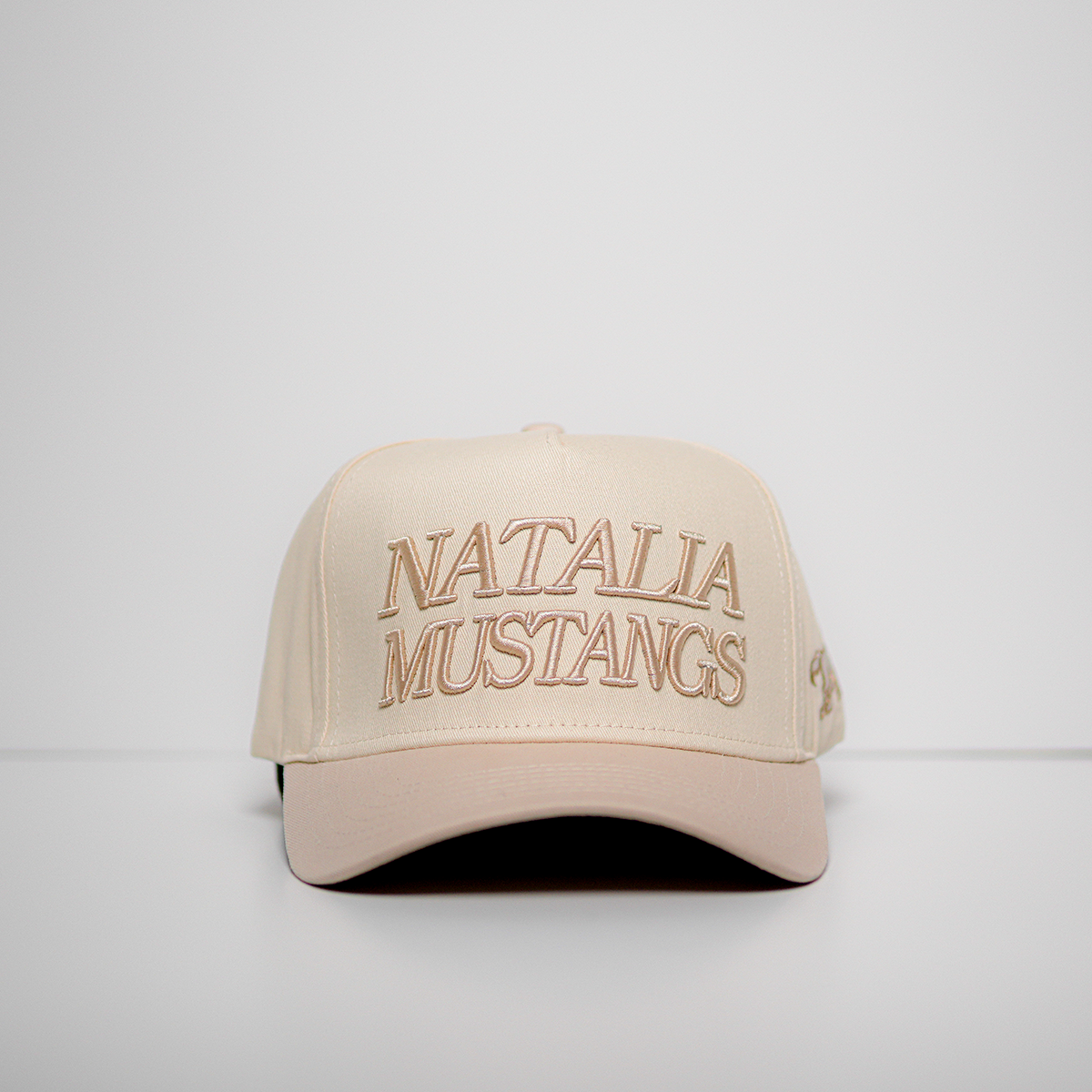 Natalia Mustangs Block Snap - Creme/Khaki