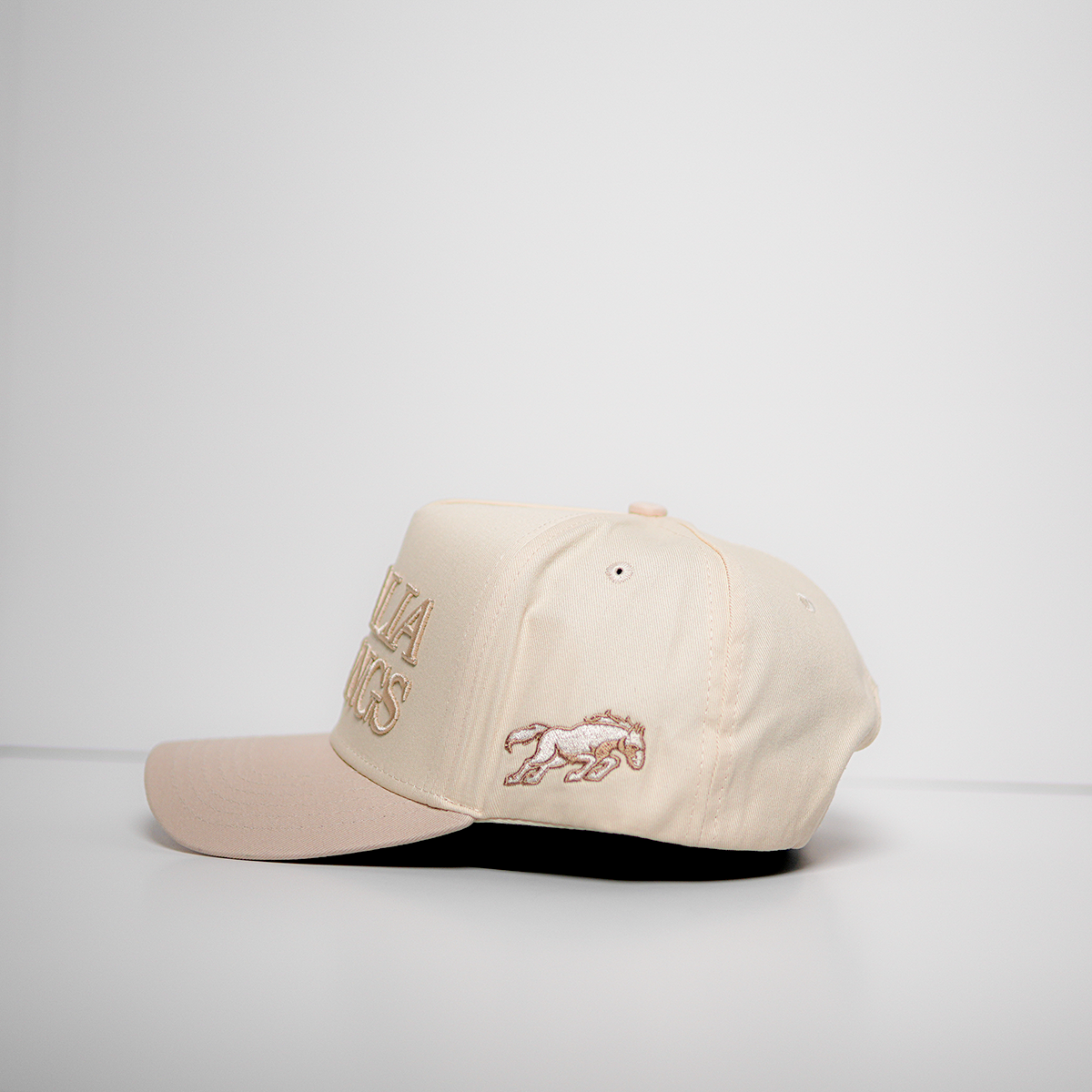 Natalia Mustangs Block Snap - Creme/Khaki